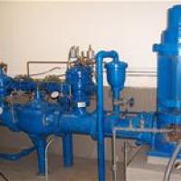 Typical Municipal Water System Well showing pump control valves and  metering accessories.