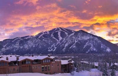 Bald Mountain at sunset