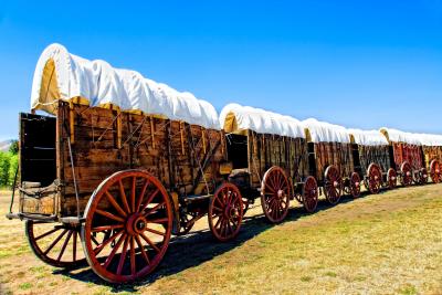 Photo of the Lewis Ore Wagons